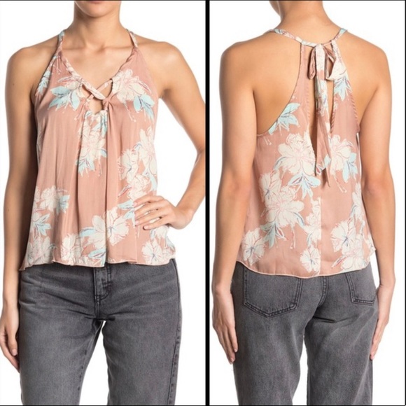 FREE PEOPLE LINE UP FLORAL CAMI - Picture 1 of 6